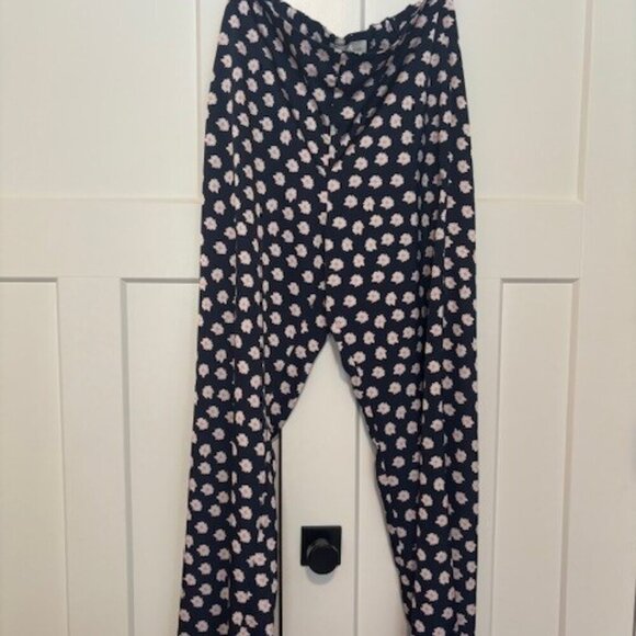 NWOT Sachin & Babi Lana Pant Ikat Floral // Blue and Pink // Size 12 - Picture 5 of 7